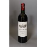 A bottle of Chateau Ausone-St Emilion 1er GCC 75cl