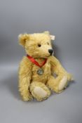 A Steiff limited edition Christie's teddy bear ‘James’ - boxed, 28cm tall