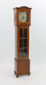 A mahogany cased 8 day longcase clock, by Anton Jagemann, Munchen, with 26cm dial, case 199cm high