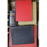 Various World stamps in albums, including a Lincoln album (1 box)