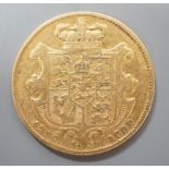 A William IV gold sovereign, 1832, F.