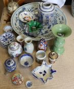 A quantity of various Chinese and Japanese ceramics