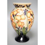 A rare Moorcroft 'gillies' vase by Paul Hilditch, limited edition 42/60, 2015,17. cms high.