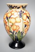 A rare Moorcroft 'gillies' vase by Paul Hilditch, limited edition 42/60, 2015,17. cms high.