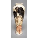 A Moorcroft 'jackdaws' vase by Keery Goodwin, limited edition 29/50, 2014,boxed,27 cms high.