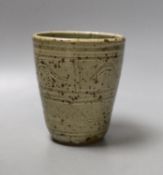 A studio pottery beaker by Seth Cardew, 12cm