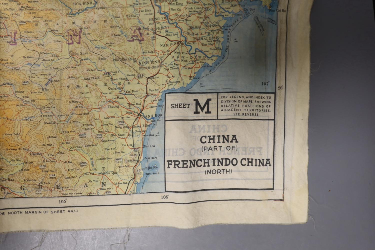 An M Sheet China/French Indo China map - Image 3 of 5