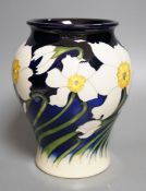 A Moorcroft 'spring breeze' trial vase, 29.1.15,18cms high.