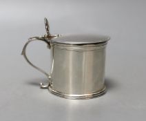 A late 18th century provincial silver mustard pot, William Stalker & John Mitchison, Newcastle,