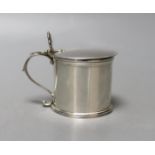 A late 18th century provincial silver mustard pot, William Stalker & John Mitchison, Newcastle,