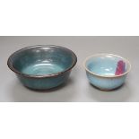 Two Chinese Jun-type bowls