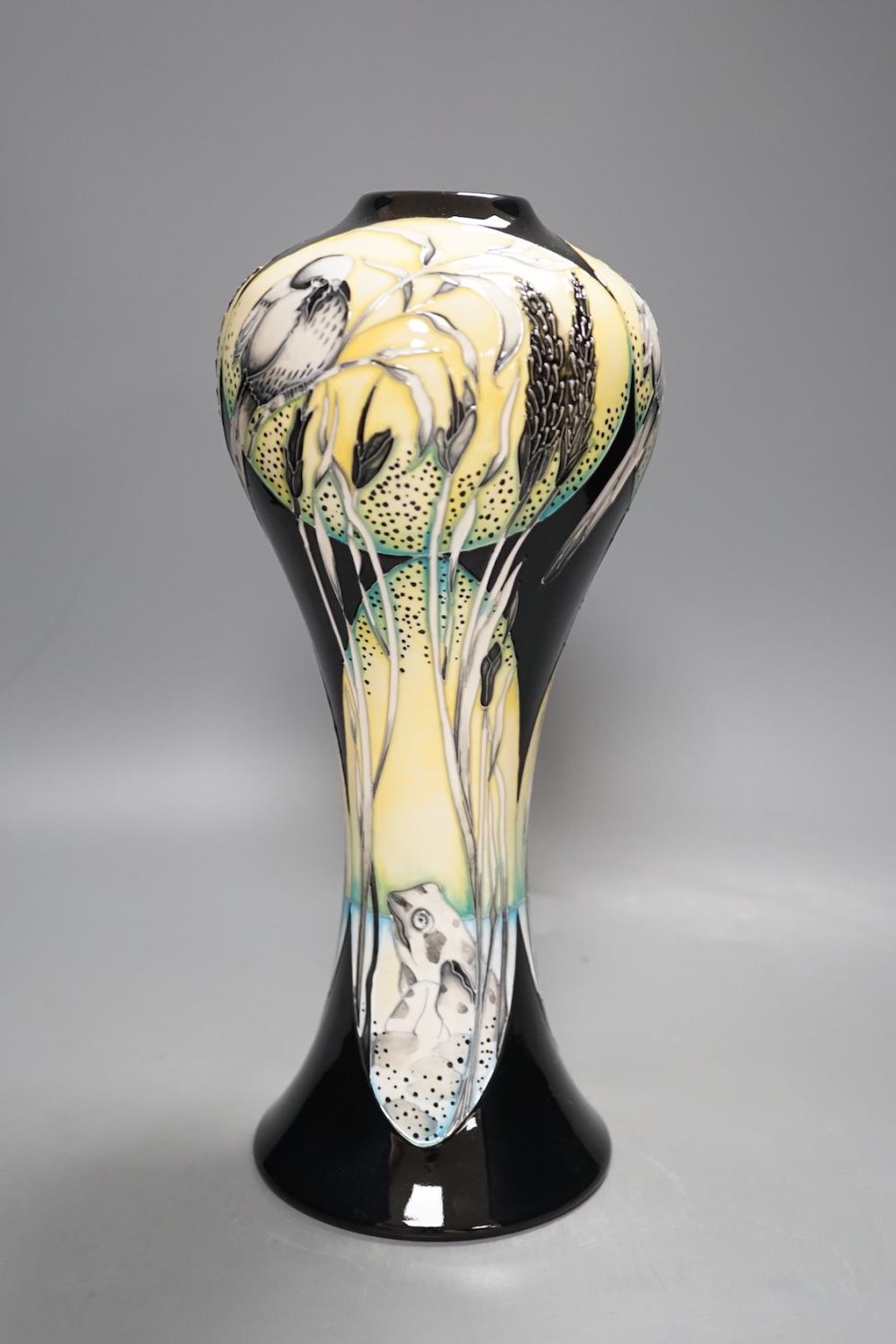 A Moorcroft ‘Littoral Life’ vase by Paul Hilditch, limited edition 2014 55/60,31cms high. - Image 2 of 4