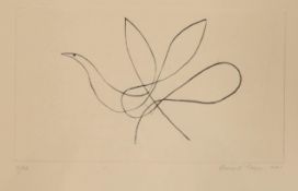 Breon O'Casey (1928-2011), etching, Stylised bird, signed, dated MMI, 11/20, full sheet overall 40 x