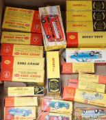 Dinky Toys, including racers and buses, in original boxes (25)