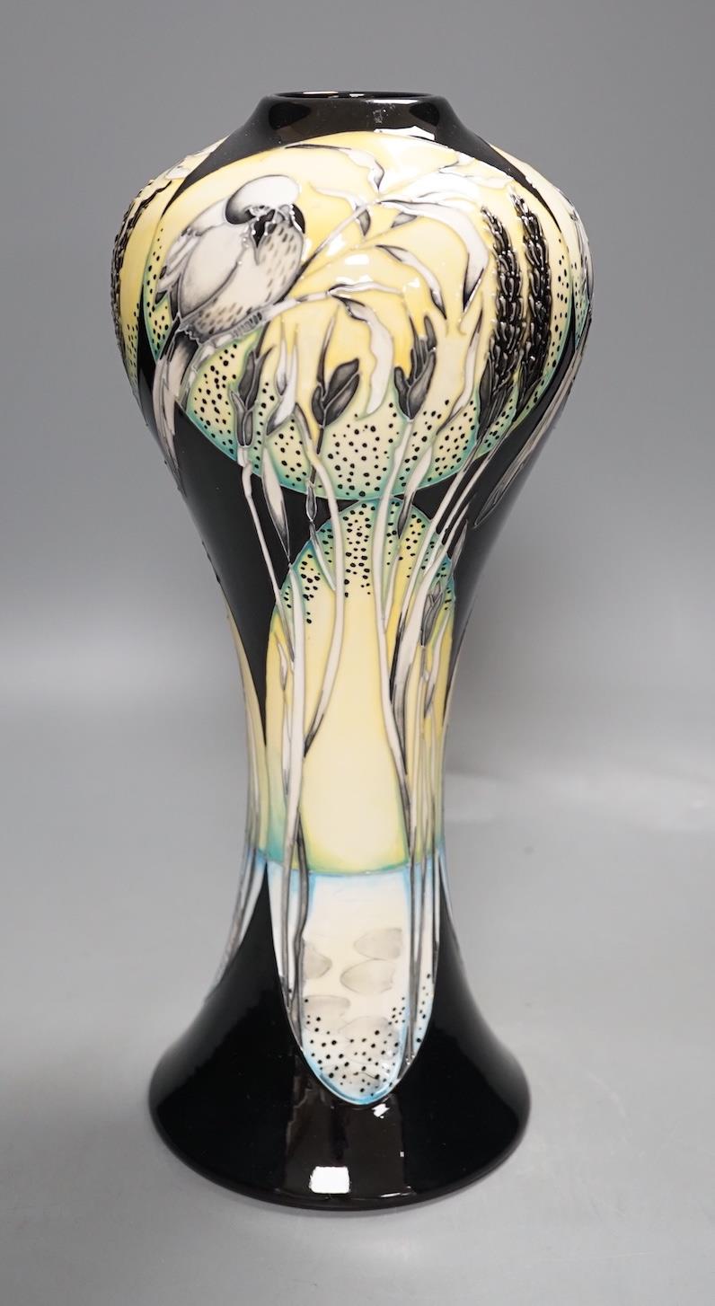 A Moorcroft ‘Littoral Life’ vase by Paul Hilditch, limited edition 2014 55/60,31cms high.