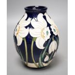 A Moorcroft 'daffodil glade' vase by Rachel Bishop, limited edition 12/25, 2016, boxed,13 cms high.