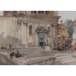 Sir William Russell Flint, limited edition print, 'Campo San Trovaso', signed in pencil, 50 x 64cm