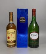 5 bottles of Croft original sherry, 2 bottles of Croft particular sherry, two Harvey’s Bristol cream