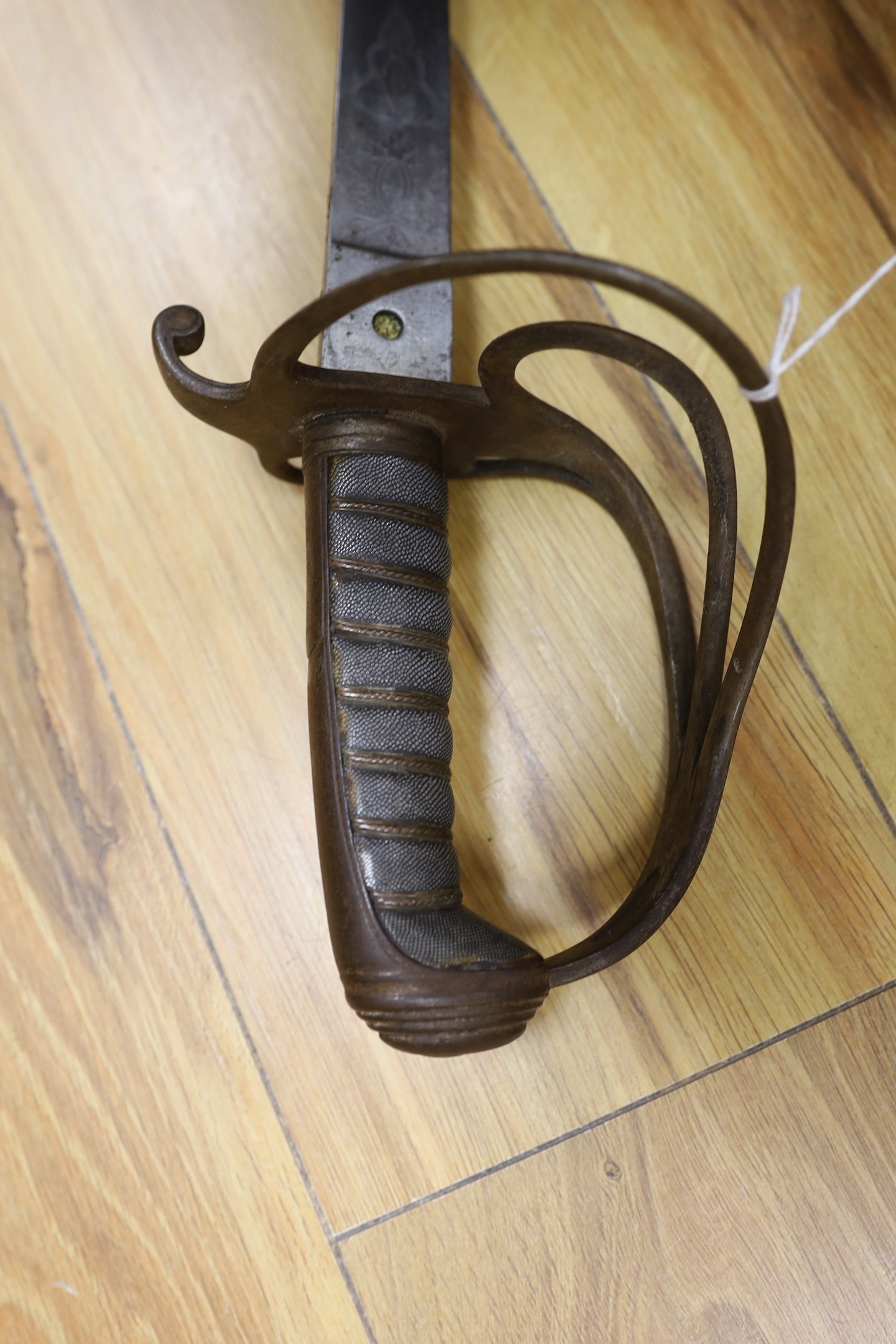 An 1821 light cavalry sabre by Andrews,107 cms long. - Image 9 of 9