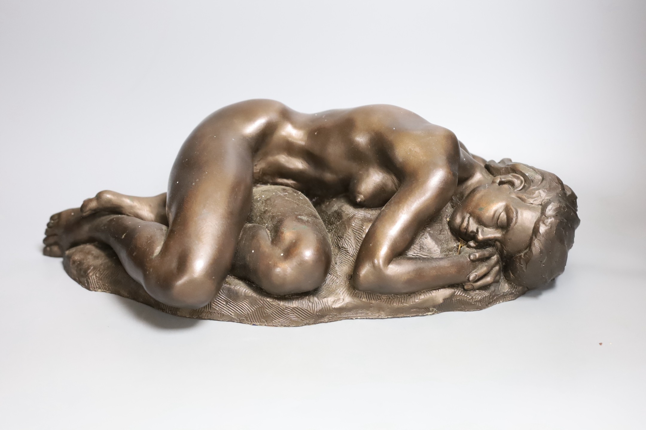 Ronald Cameron (b.1930), simulate bronze, 'Olivia', numbered 4/25 (a.f.) - 46cm long