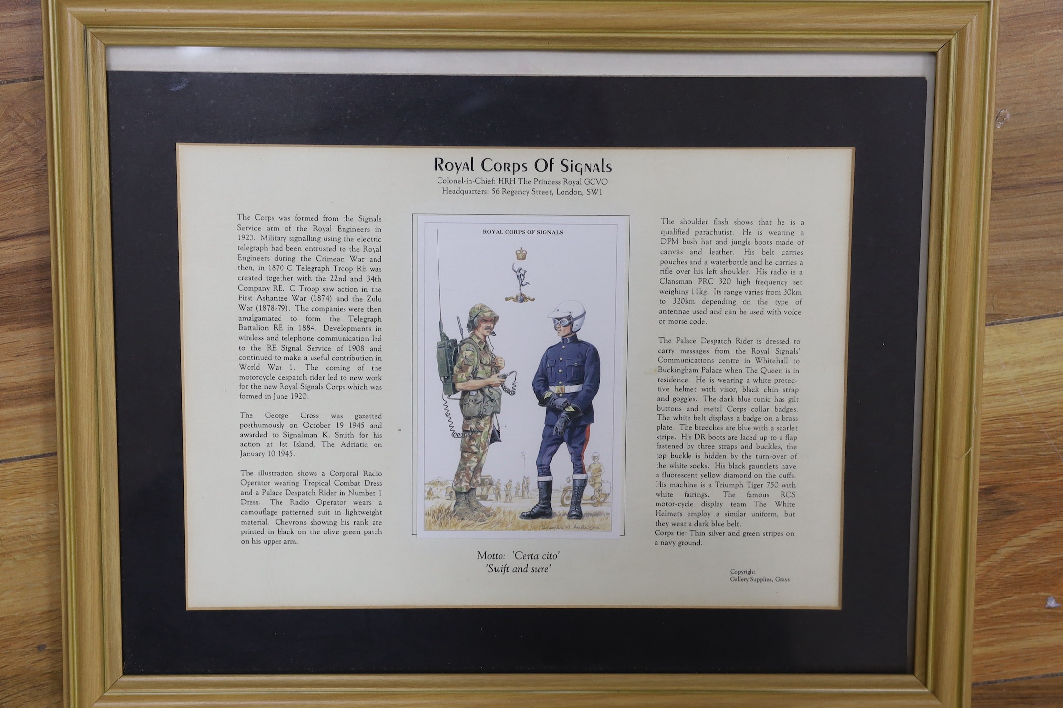 Three framed rifle association prints Including the Queens Prize chromolithograph, Bisley 1895 and 5 - Image 3 of 4