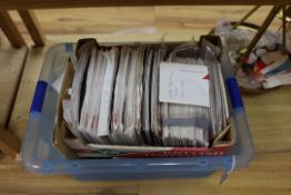A collection of stamps and first day covers - 2 boxes