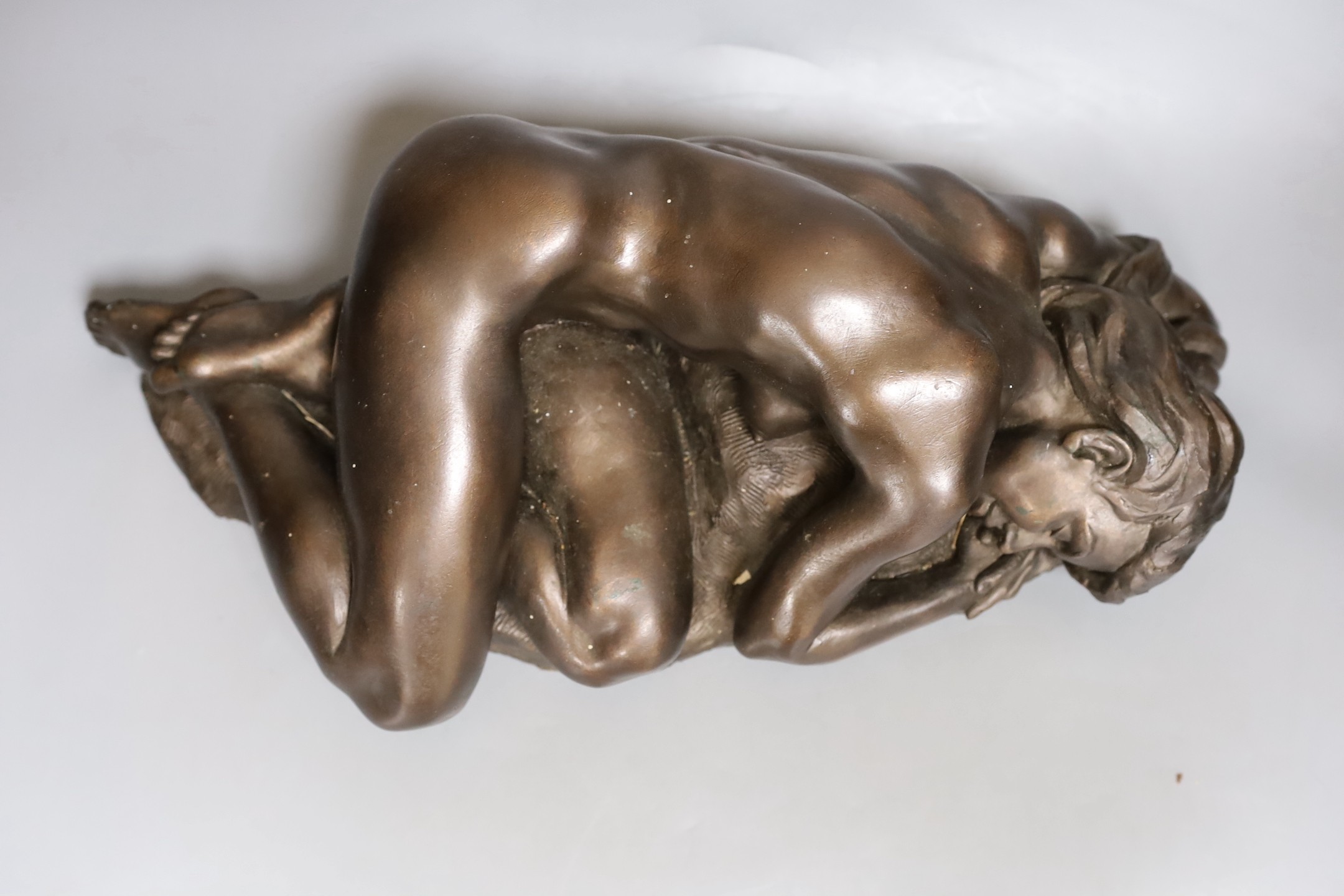 Ronald Cameron (b.1930), simulate bronze, 'Olivia', numbered 4/25 (a.f.) - 46cm long - Image 2 of 3