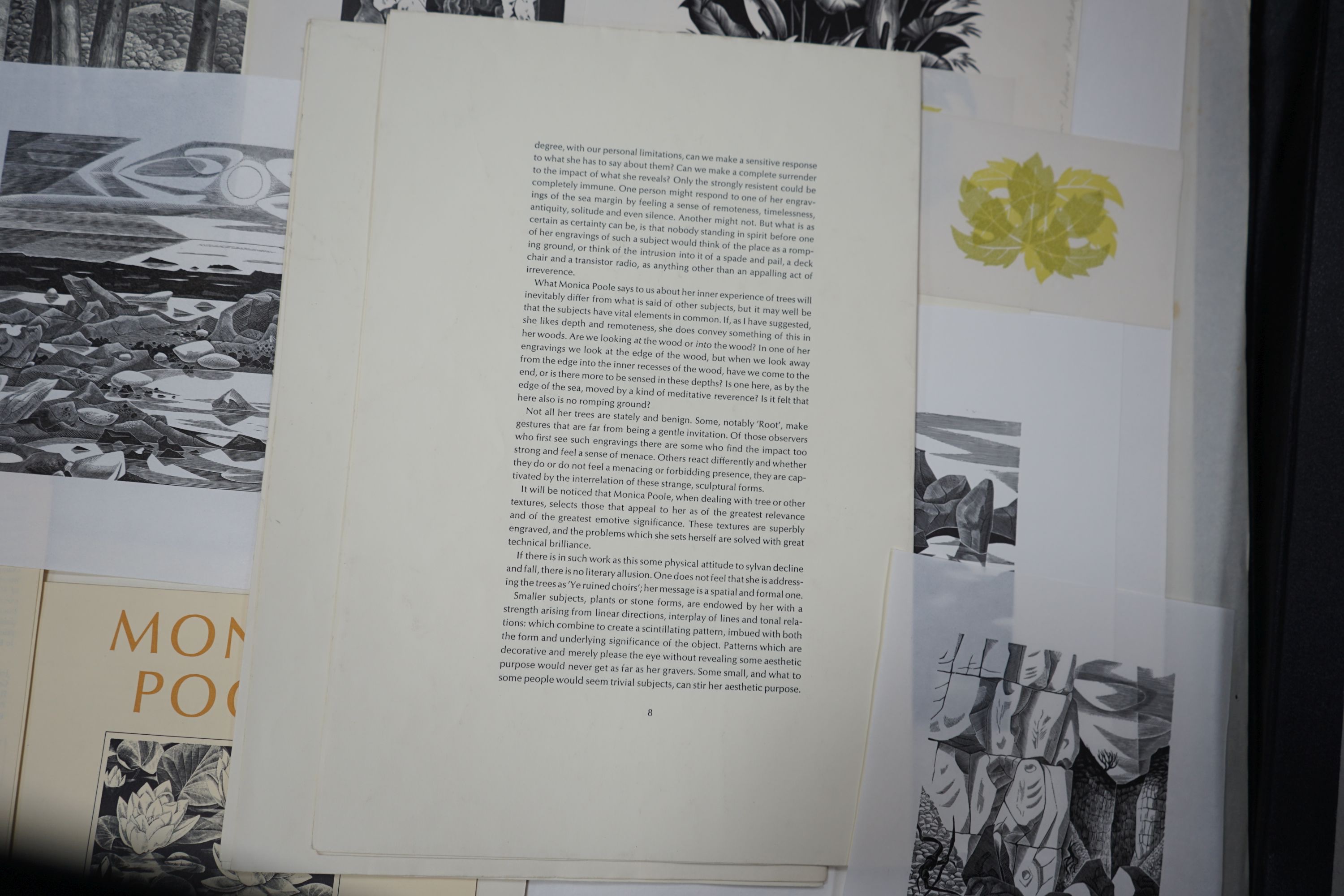 Monica Poole (1921-2003), a folio of assorted wood engravings, mostly unsigned, together with - Image 2 of 2