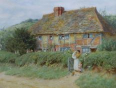 Helen Allingham (1848-1926) Old Cottages, Horshamwatercoloursigned31 x 40.5cmVery good clean