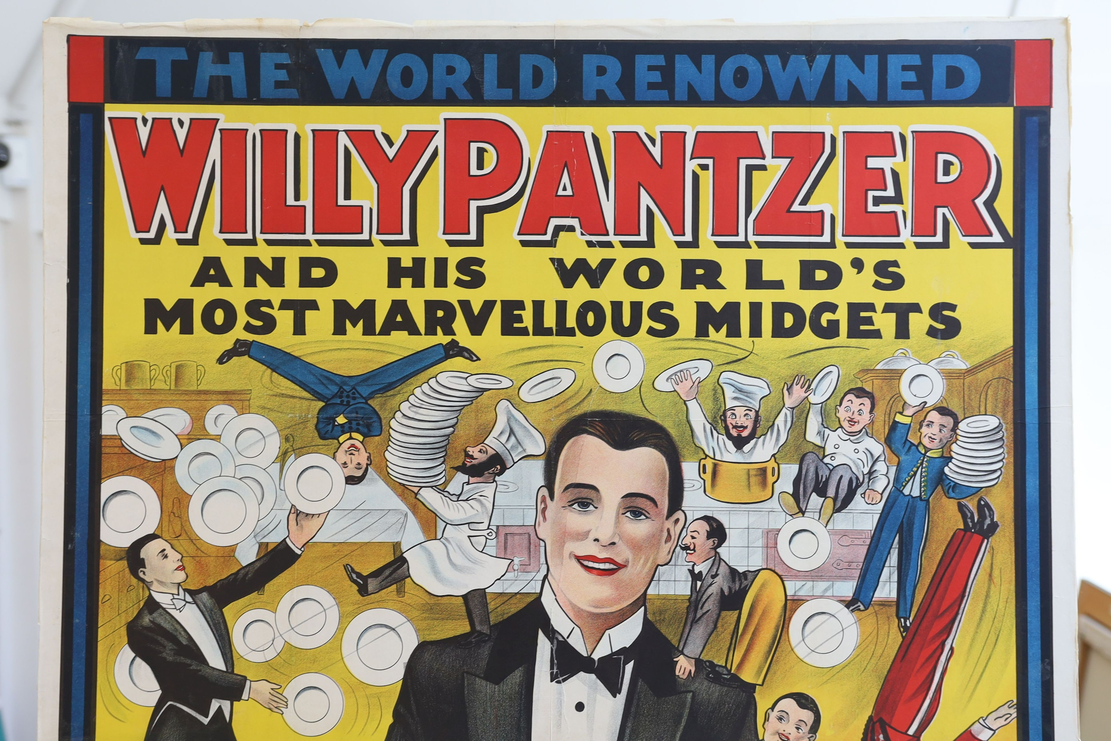 Rolf Kemp. A Moody Brothers limited advertising poster for Willy Pantzer and his World's Most - Image 3 of 7