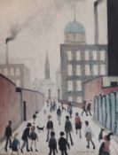 § § Lawrence Stephen Lowry R.A.(1887-1976) Mrs Swindell’s Picturelithographsigned in pencil, from