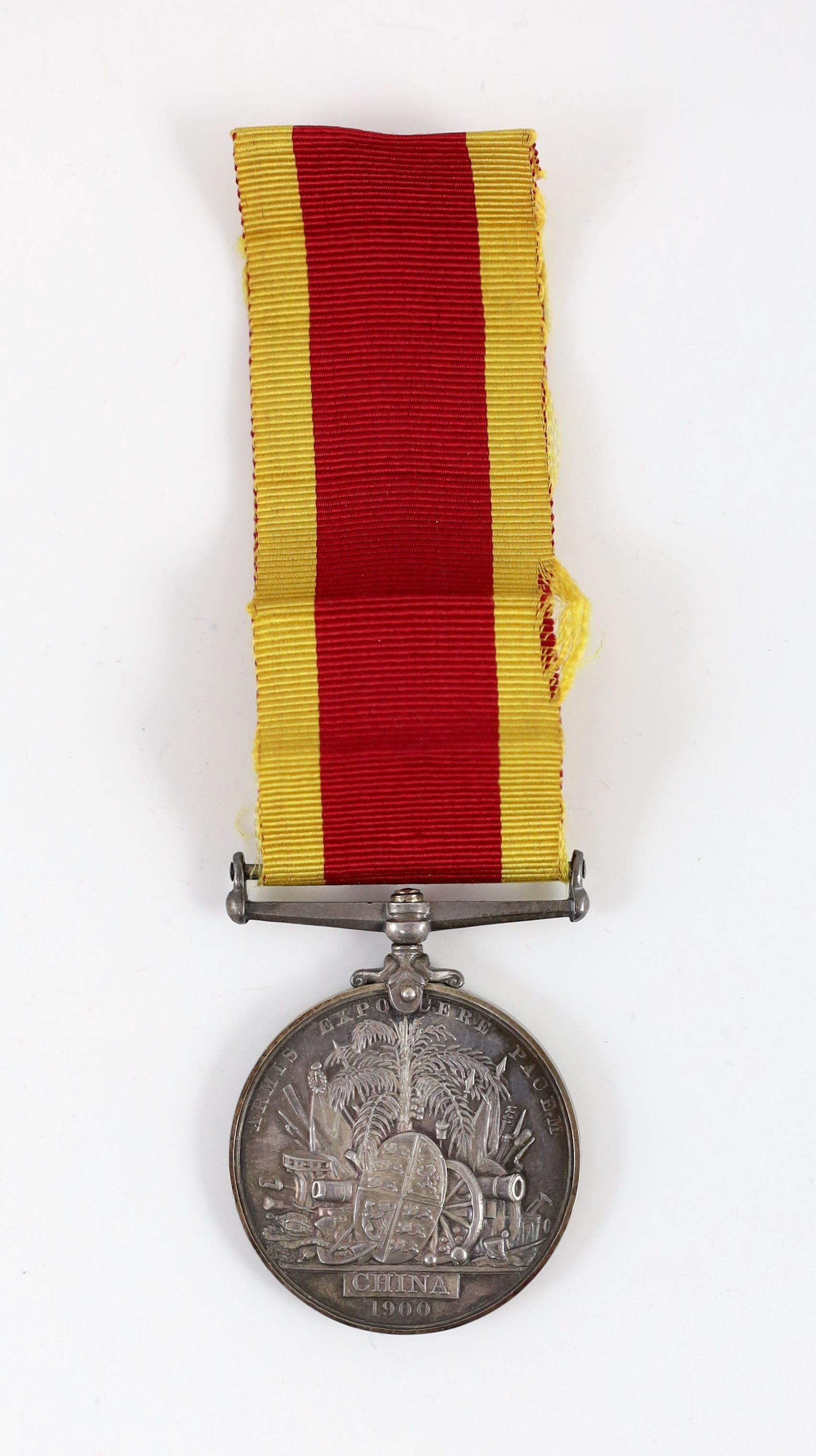 A China 1900 medal to L. -CORPL. F.W. FOWLER. SHANGHAI VOLS about Extremely FinePLEASE NOTE:- - Image 2 of 2