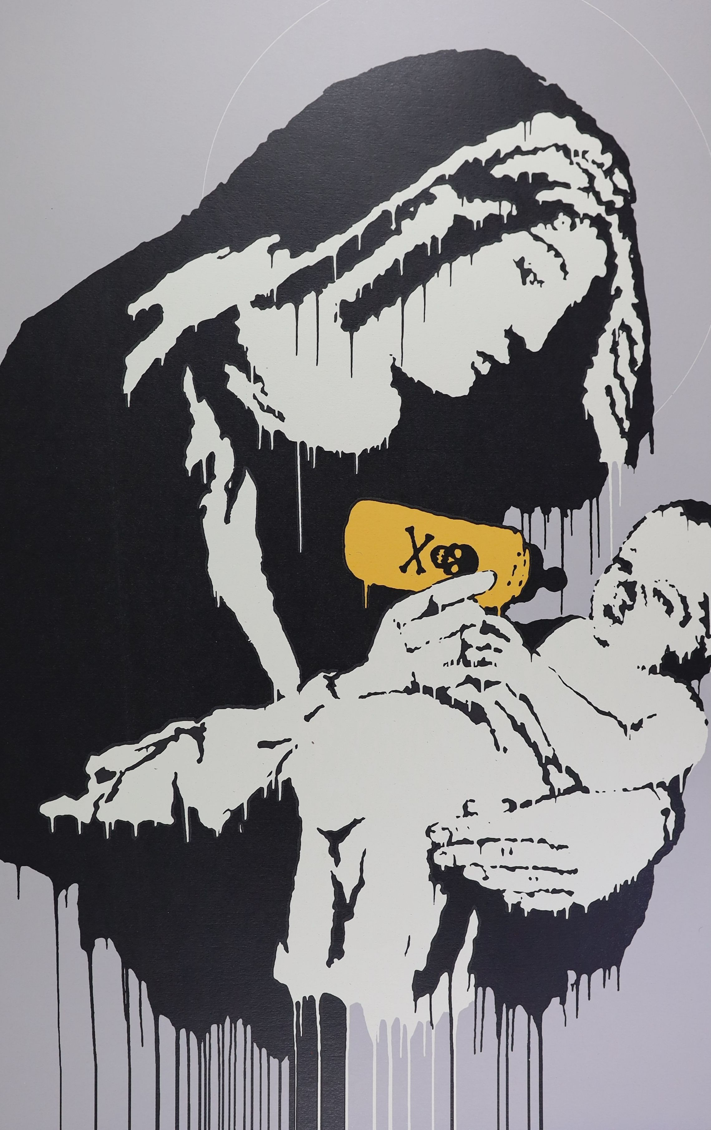 § § Banksy (b.1974) Toxic Mary, 2004screenprint in colours, on wovenumbered 354 from an edition of - Image 7 of 8