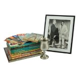 Elvis: a signed photograph and related material formerly belonging to Peter Aldersley, ex Radio