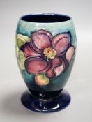 A small Moorcroft clematis vase, 15.5cm