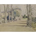 Walter Cristall (Exh. 1925-40), watercolour, 'Kenward, Hampstead', signed, 23 x 29cm