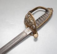 An 1845 pattern Naval officer's sword
