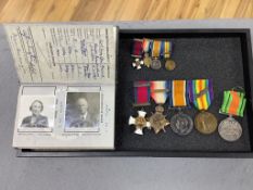 A WWI DSO group of four to Lieutenant Colonel Arthur James Darlington Royal Engineers, Including