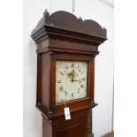 An early 19th century oak 30-hour longcase clock marked Weston, Lewes, height 199cm