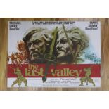 ‘The Last Valley’ film poster, featuring Michael Caine and Omar Sharif - 72 x 101cm