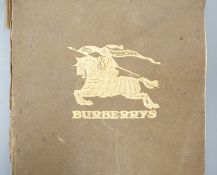 ° ° Burberry - Burberry For Men, 19th edition, elongated qto, 256 pages, many mounted with cloth