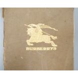 ° ° Burberry - Burberry For Men, 19th edition, elongated qto, 256 pages, many mounted with cloth