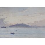 Tristram Ellis (1844-1922), watercolour, view of Jaffa, dated 1897, 17 x 24cm.