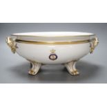 Royal Interest - A Royal Crown Derby crested serving bowl from the Royal Yacht Osborne, date code