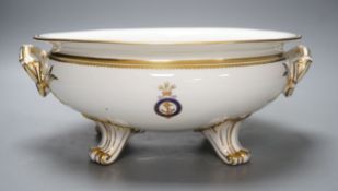 Royal Interest - A Royal Crown Derby crested serving bowl from the Royal Yacht Osborne, date code