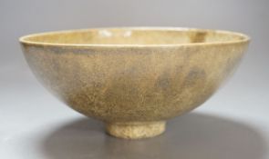 A large Chinese Song Dynasty style footed bowl,10cms high.