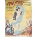 A French advertising poster; 'La Pur Verite!! La Miraculleuse', lithograph printed by Cassan Fils,