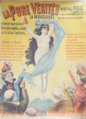 A French advertising poster; 'La Pur Verite!! La Miraculleuse', lithograph printed by Cassan Fils,