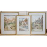 Thomas Nicholson Tyndale (1860-1930), three watercolours, 'Near Stourbridge, Worcestershire', '