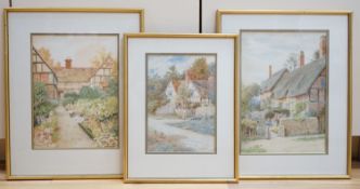 Thomas Nicholson Tyndale (1860-1930), three watercolours, 'Near Stourbridge, Worcestershire', '